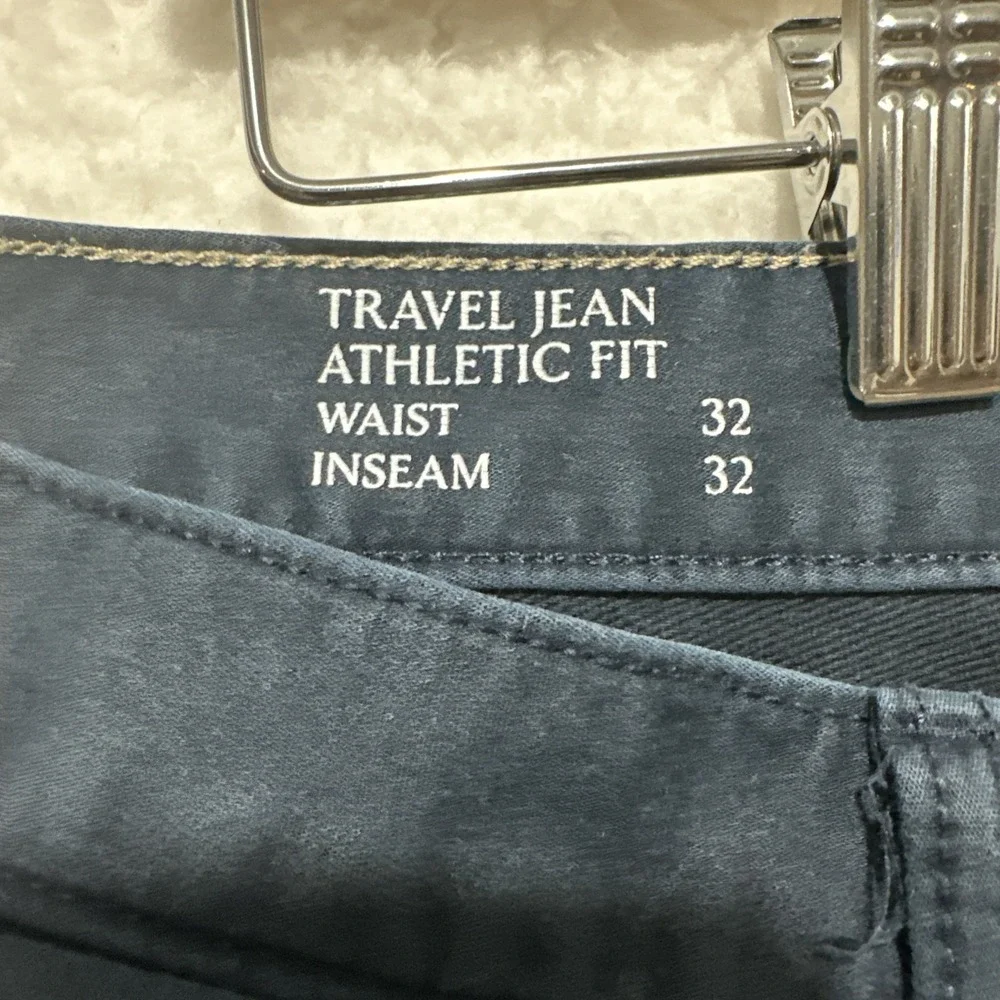 Banana Republic Travel Jean‎ Athletic Fit Navy Blue Chino Pants Size 32